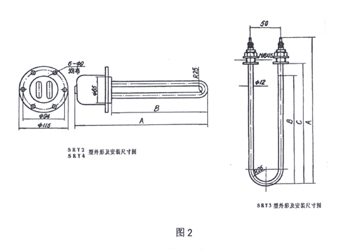 SRY型管状电加热器